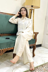 Urban Cut Sleek & Breathable Cotton Embroidered Shirt 1 Piece