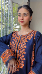 Raanze Stitched-Navy Blue | 3 pc