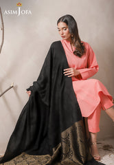 Asim Jofa Shawl Ajhs-01 Zari Border Shawl 1 Pc