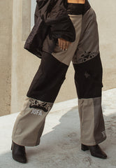 Asim Jofa  Western Wear Ajwpb-03 Unisex Three Toned Twill Pants 1 Pc