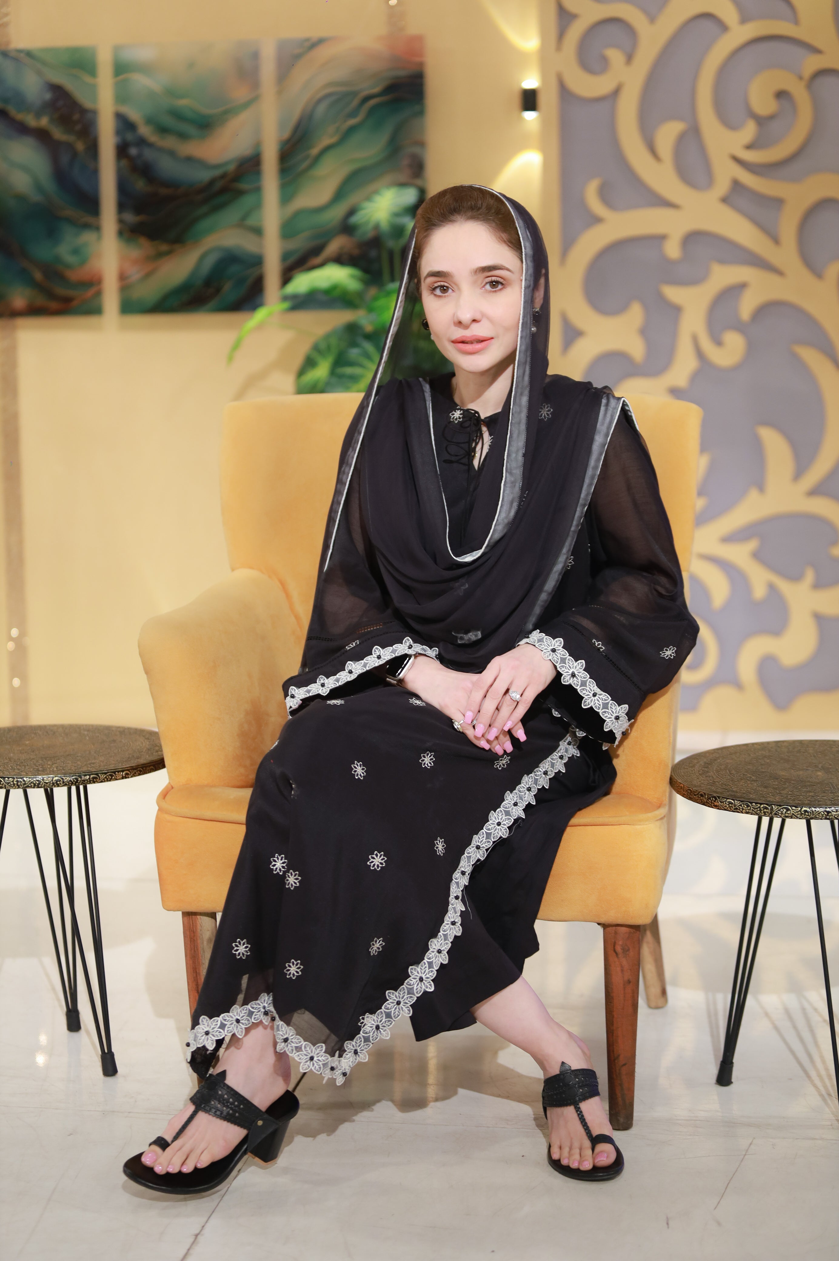 Urban Cut 2 Piece Chikankaari Embroidered Suit  ( linned)