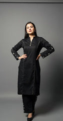 Urban Cut 2 Piece Embroidred Cotton Suit