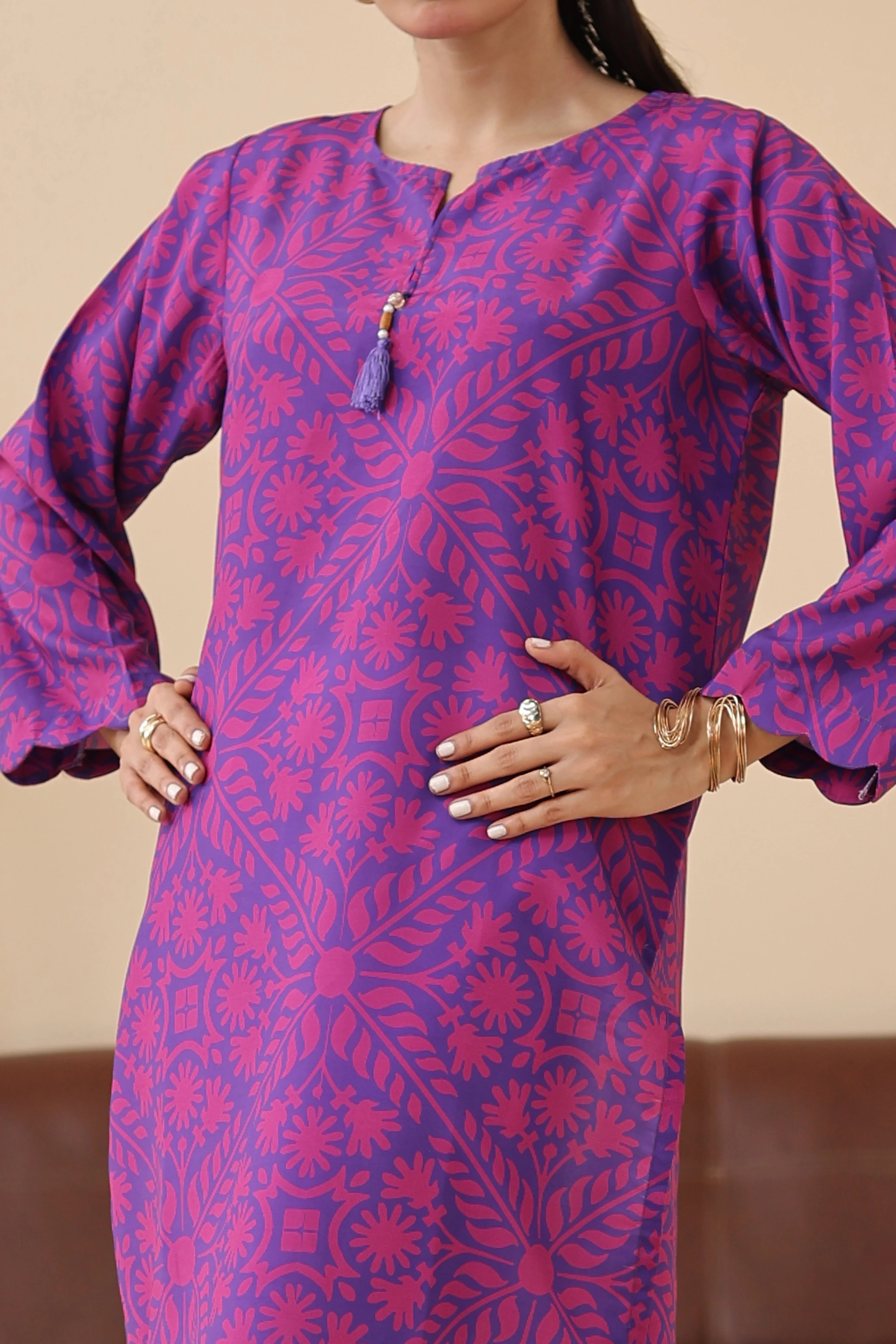 Dhaga Stitched 1 Piece Cambric Shirt Collection'2025-DSK101
