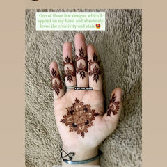 Organic Roots Natural Henna Cone | Body Art | 25G