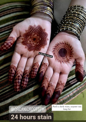 Organic Roots Natural Henna Cone | Body Art | 25G