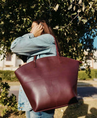 TOTE SHOULDER MAROON - Bag X