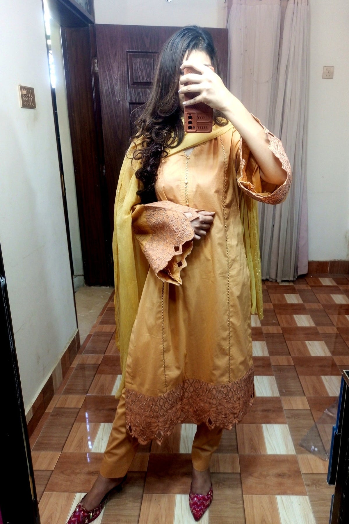 Urban Cut 1 Piece Cotton Embroidered Kurta