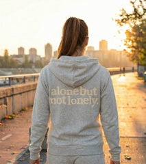 Urban Cut Alone But Not Lonely Hoodie | 100% Premium Cotton