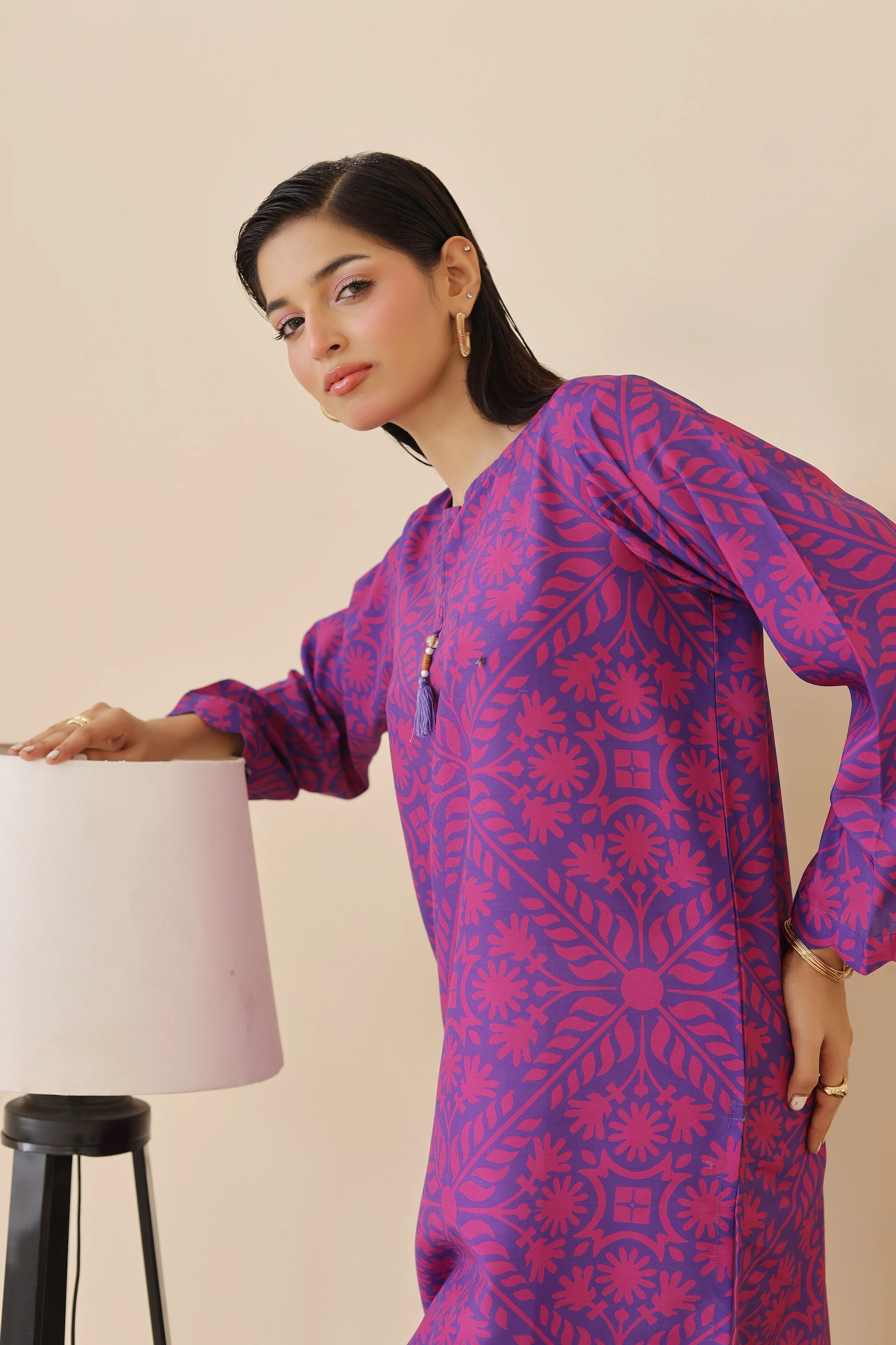 Dhaga Stitched 1 Piece Cambric Shirt Collection'2025-DSK101