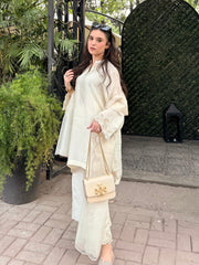 Zaman By MNM Stitched 3 Piece Ramen Silk Collection'2025-Pearl