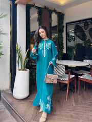 Zaman By MNM Stitched Shirt Ramen Silk Collection'2025-Emera