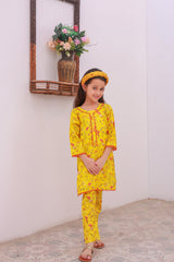 Khanak Kids Cadmium Yellow 2pcs Suit-KST 023 -