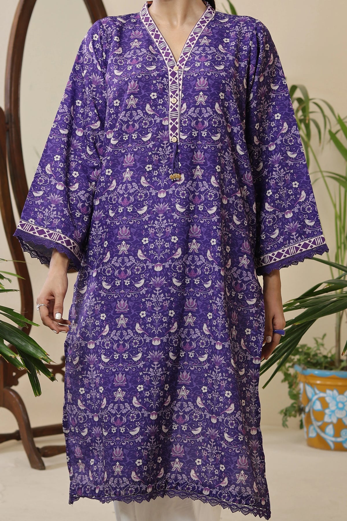 Dhaga Stitched 1 Piece Cambric Shirt Collection'2025-DSK110