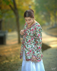 Urban Cut Printed Cotton Shirt for Women Floral Everyday Wear