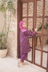 Shifa Girls By Suntex Stitched 3 Piece Emb Chikankari Summer Kids Suit-SH-2612