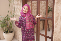Shifa Girls By Suntex Stitched 3 Piece Emb Chikankari Summer Kids Suit-SH-2612