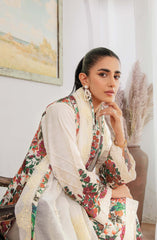 Parisa by Emaan Adeel Unstitched 3 Piece-Pearl Daisy
