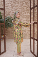 Shifa Girls By Suntex Stitched 3 Piece Emb Chikankari Summer Kids Suit-SH-2610