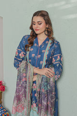 Gul Fishan By Opole Unstitched 3 Piece Lawn  Collection-GF-07
