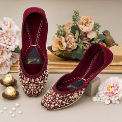 Zuruj Khussa Collection'2025-zun-137-Maroon