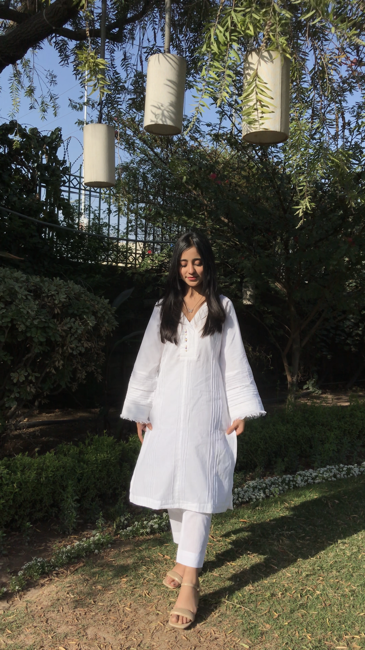 Urban Cut 2 Piece Cotton Embellished stitched suit