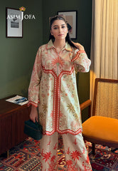 Asim Jofa Stitched 2 Piece The Print Pret Edit Suit-AJPBC-05