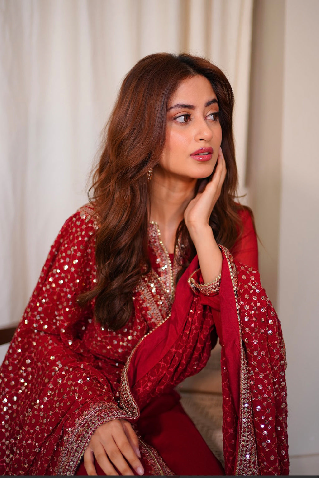 Meeral Stitched 3 Piece Luxury Formals Pret Collection'2025-Gulnaar - Meeral Luxe