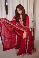 Meeral Stitched 3 Piece Luxury Formals Pret Collection'2025-Gulnaar - Meeral Luxe
