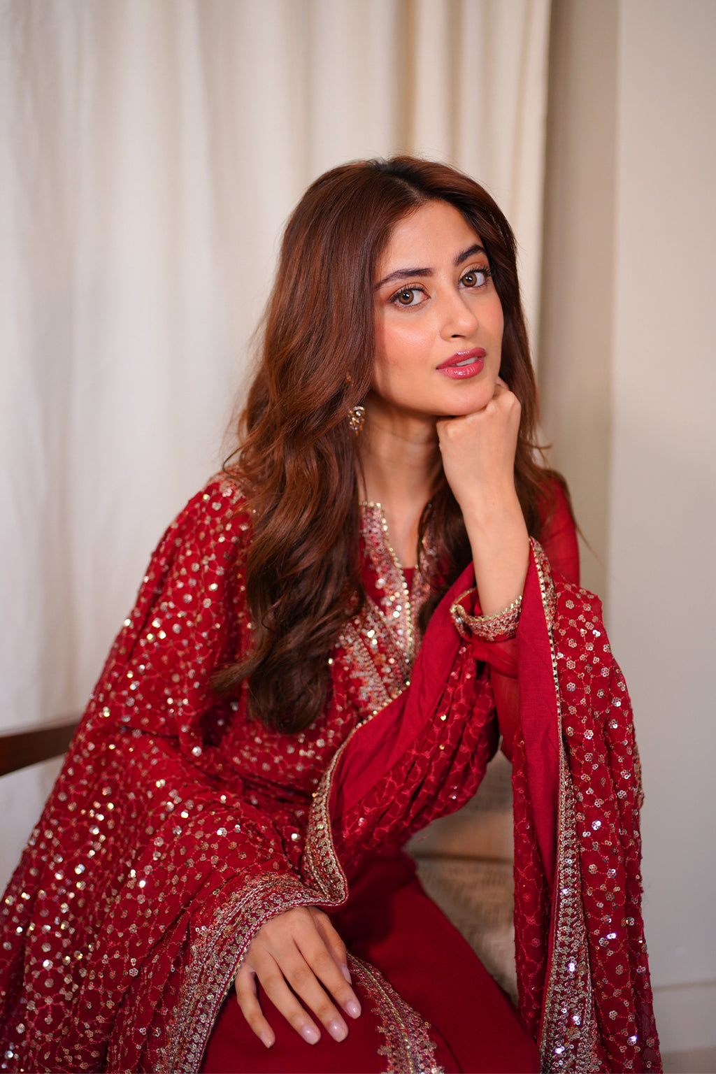 Meeral Stitched 3 Piece Luxury Formals Pret Collection'2025-Gulnaar - Meeral Luxe