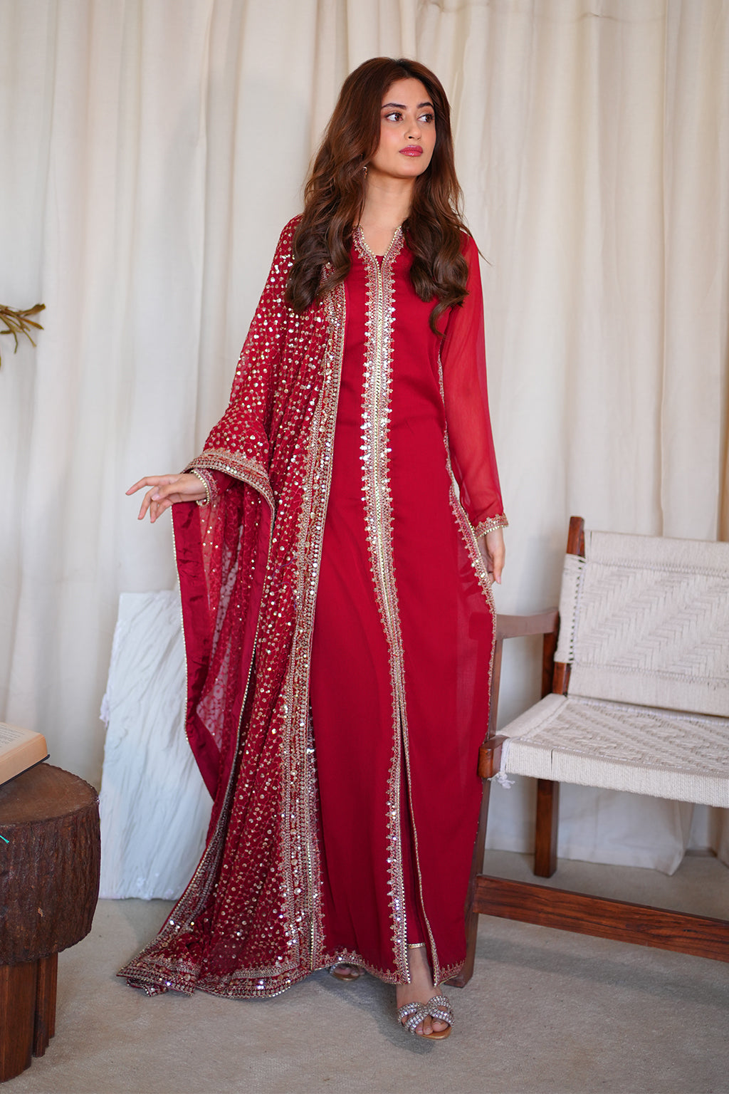 Meeral Stitched 3 Piece Luxury Formals Pret Collection'2025-Gulnaar - Meeral Luxe
