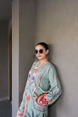 Mashrib Stitched 2 Piece Digital Prints Suit-Tropique Silk (Raw Silk)