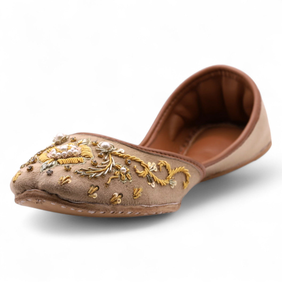 Ujaala Rasta - Beige Jutti
