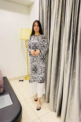 Urban Cut Cotton Block Printed Kurta Elegant & Comfortable 1 Piece