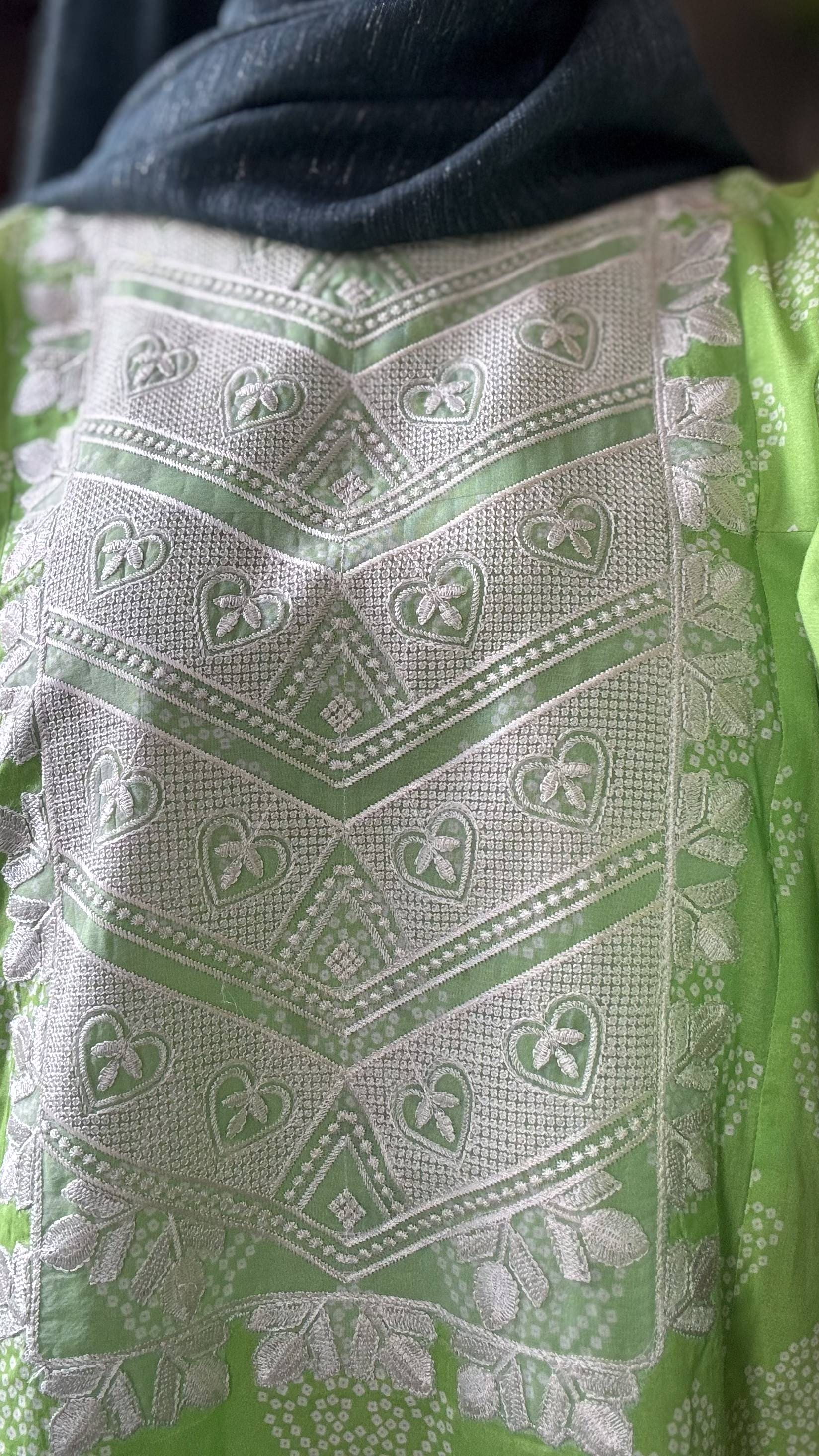 Urban Cut 2 Piece Cotton Embroidred Co- Ord Set with Farshi Salwar
