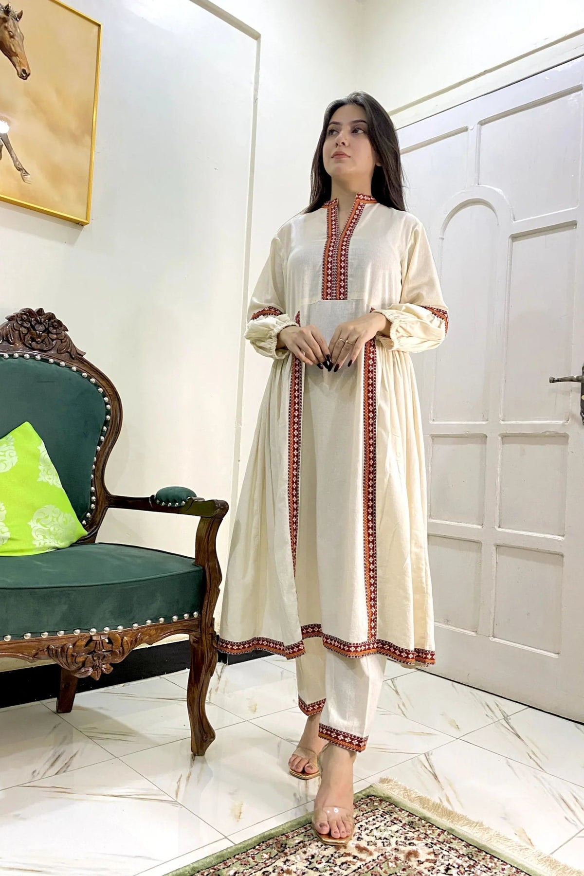 Urban Cut 2-Piece Cotton Printed Frock Dress Trendy & Comfortable