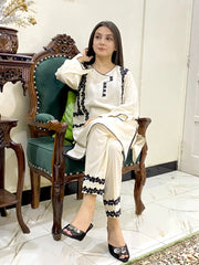 Urban Cut 2-Piece Cotton Embroidered Dress Premium & Versatile
