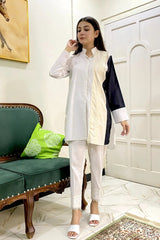 Urban Cut Versatile Design Cotton patchwork Shirt 1 Piece