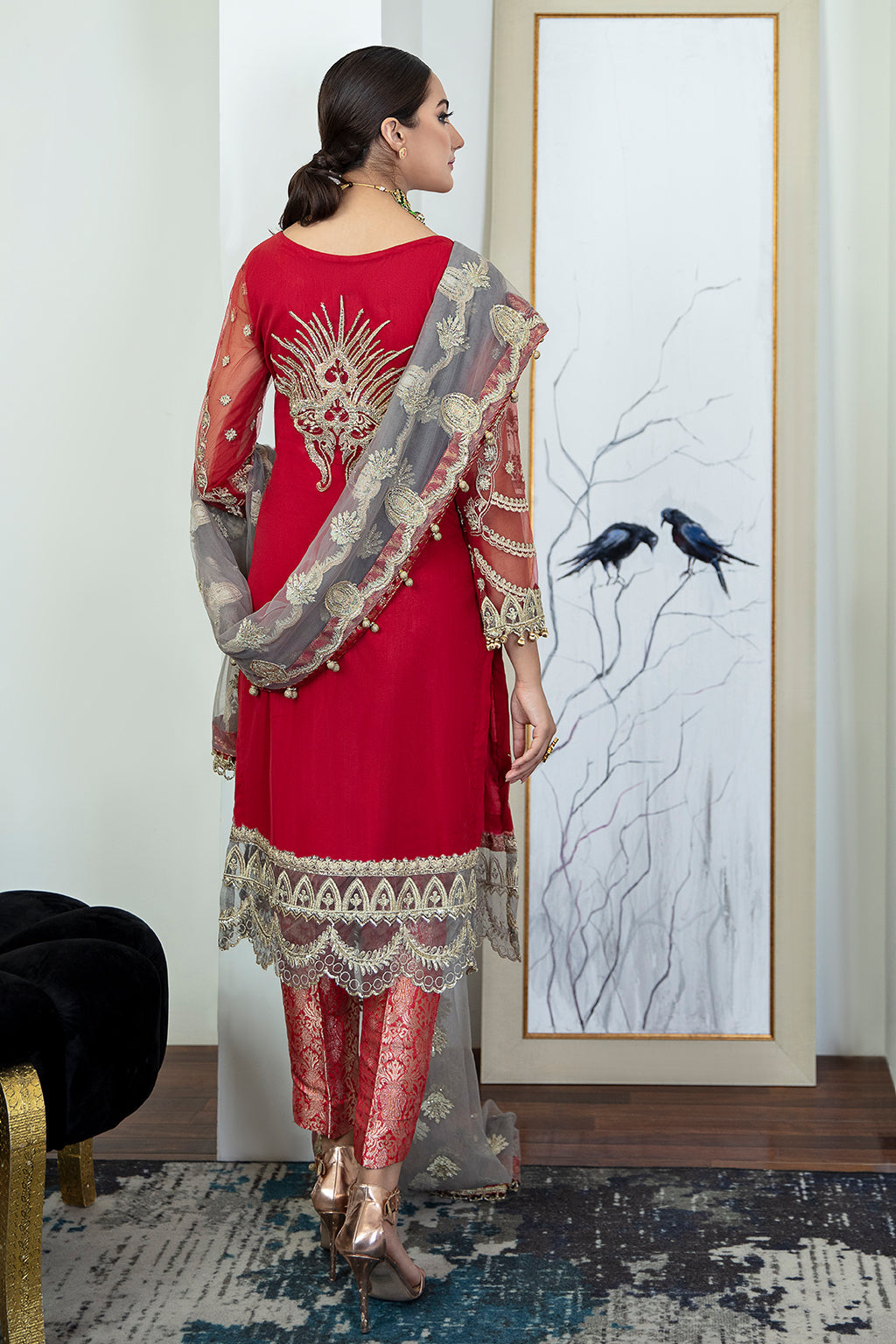 Zarposh Unstitched 3 Piece Formals Collection-Avis 08