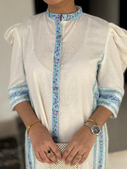 Urban Cut Stitched 2 Piece Cotton Embellished Co-Ord Set with DHAKA PANT