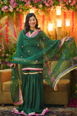 Tiraz Stitched 3 Piece Formals Suit-Muskan