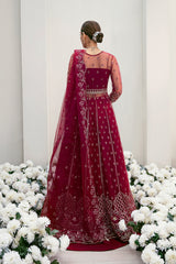 La More Unstitched 3 Piece Wedding Collection-Radiant ruby