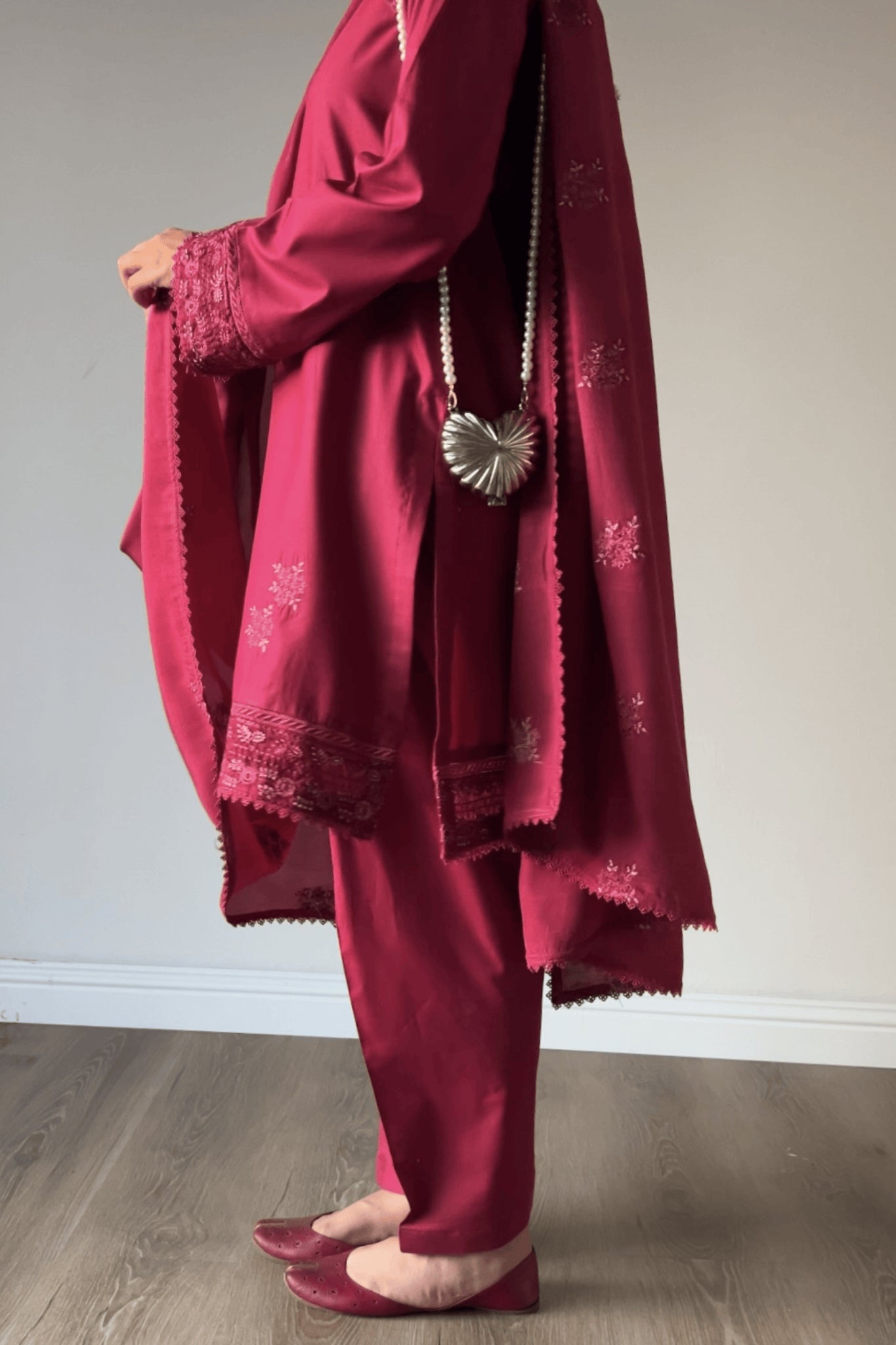 Spring Edit'25 By Mannat Clothing Stitched Collection-Carnation