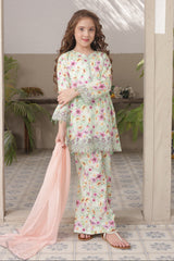 Pariyon Ki Duniya By Shanzey Stitched 3 Piece Co Ords Lawn Collection'2026-SHK-5301