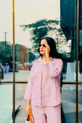 Seersucker Cotton Co-Ord Set