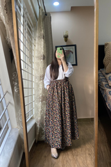 Amna Ali Nawaz Stitched-PRINTED SKIRT - BELLA