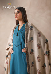 Asim Jofa Shawl Ajhs-16 Floral Hand Embroidered Shawl 1 Pc