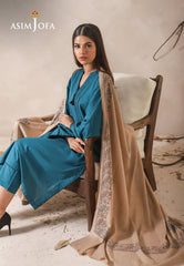 Asim Jofa Shawl Ajhs-10 Kashmiri Hand Embroidered Shawl 1 Pc