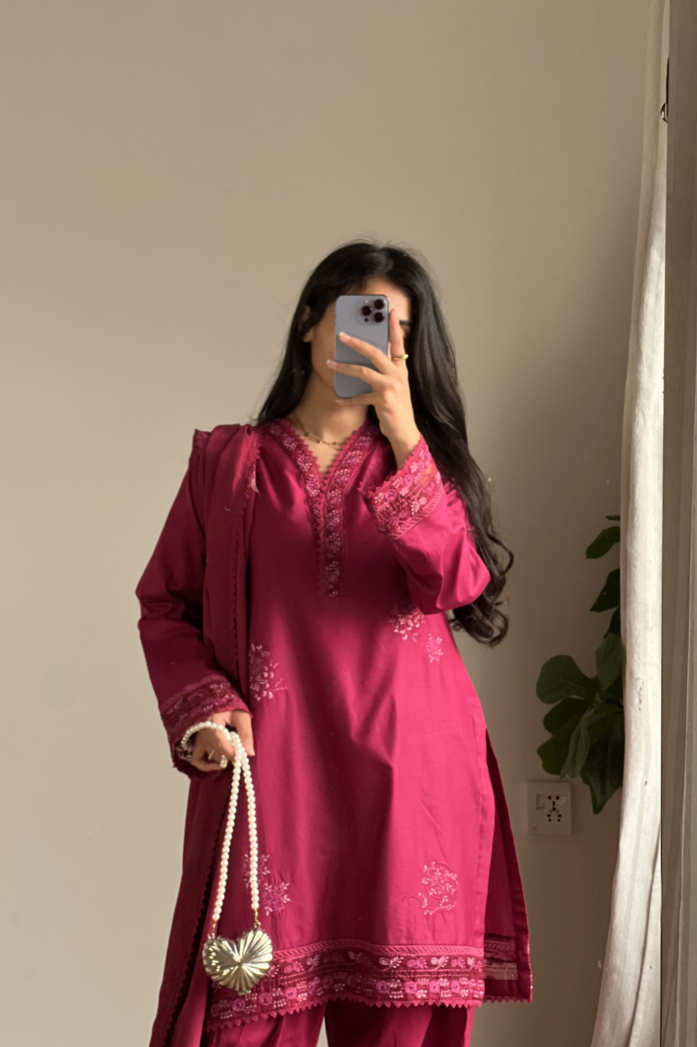 Spring Edit'25 By Mannat Clothing Stitched Collection-Carnation