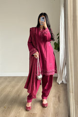 Spring Edit'25 By Mannat Clothing Stitched Collection-Carnation