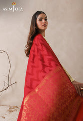 Asim Jofa Shawl Ajhs-12 Zari Border Jacquard Shawl 1 Pc